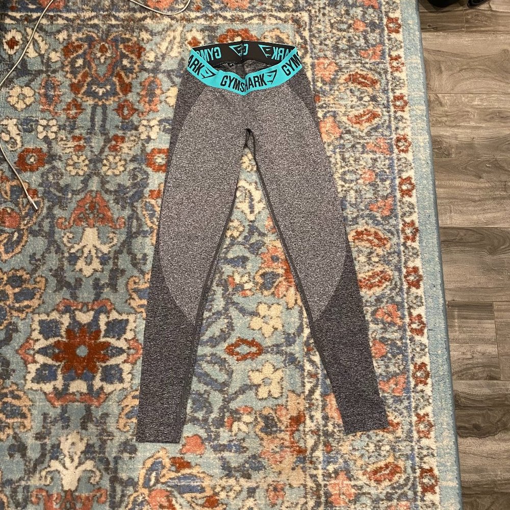 Gymshark flex high waisted leggings Blue/Grey